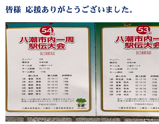 第54回八潮市内一周駅伝大会結果5