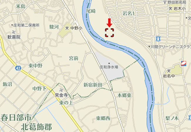 江戸川河川敷野球場