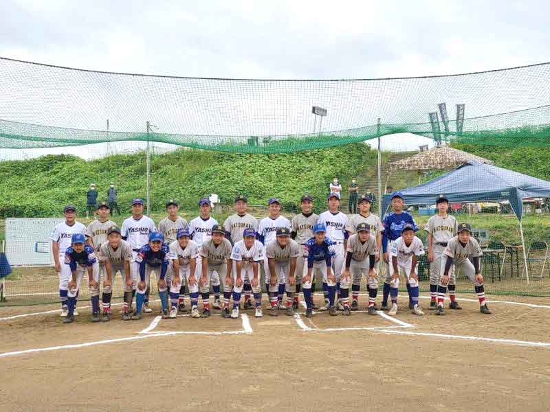 ３年生引退試合 川越初雁ボーイズさん集合写真